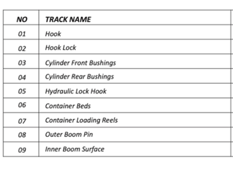 Beiben 20-ton hook loader structure
