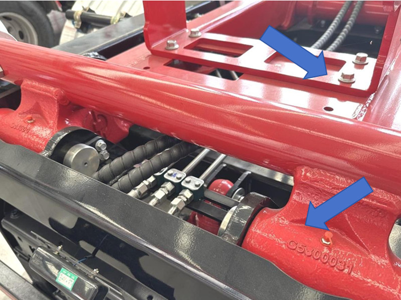 Beiben 20-ton roll off container garbage truck