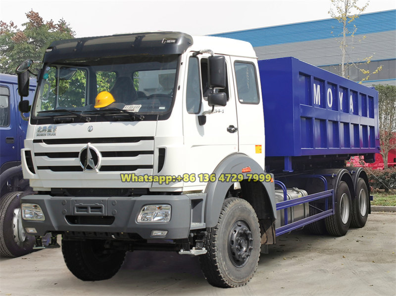 Beiben 20-ton hooklift dumpster truck