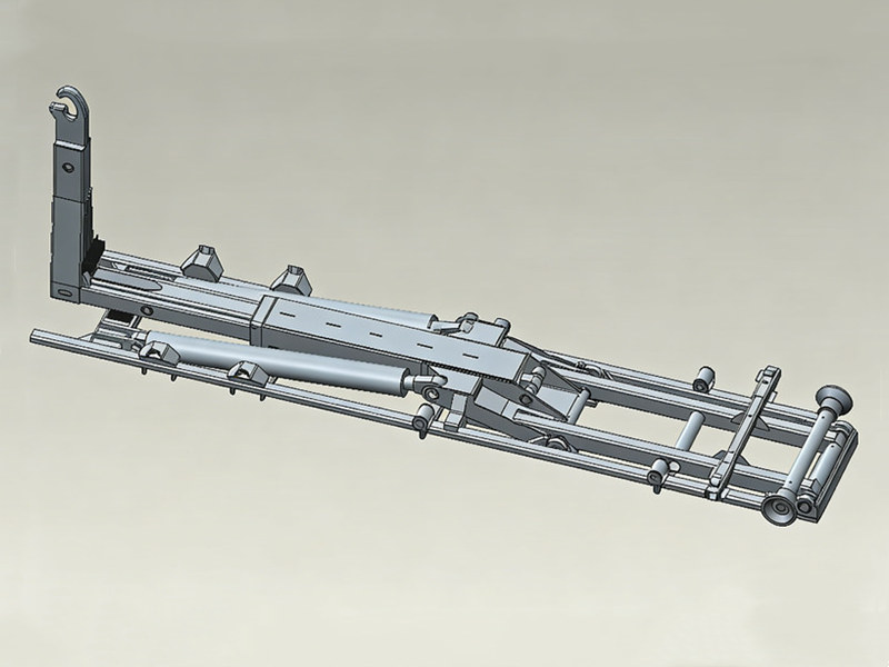 Beiben 6x4 hook lift truck drawing