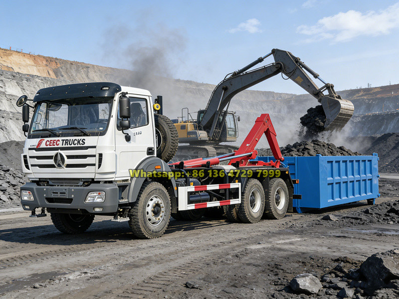 Beiben 20-ton hook loader application