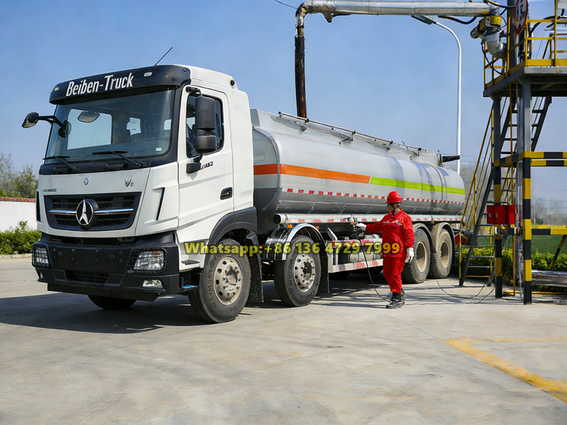 Beiben heavy duty fuel tanker truck