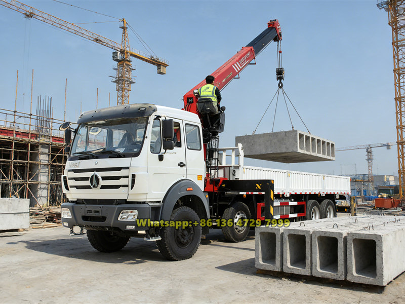 Beiben boom crane truck applications