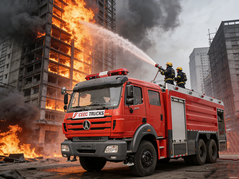 Beiben firefighting truck applications