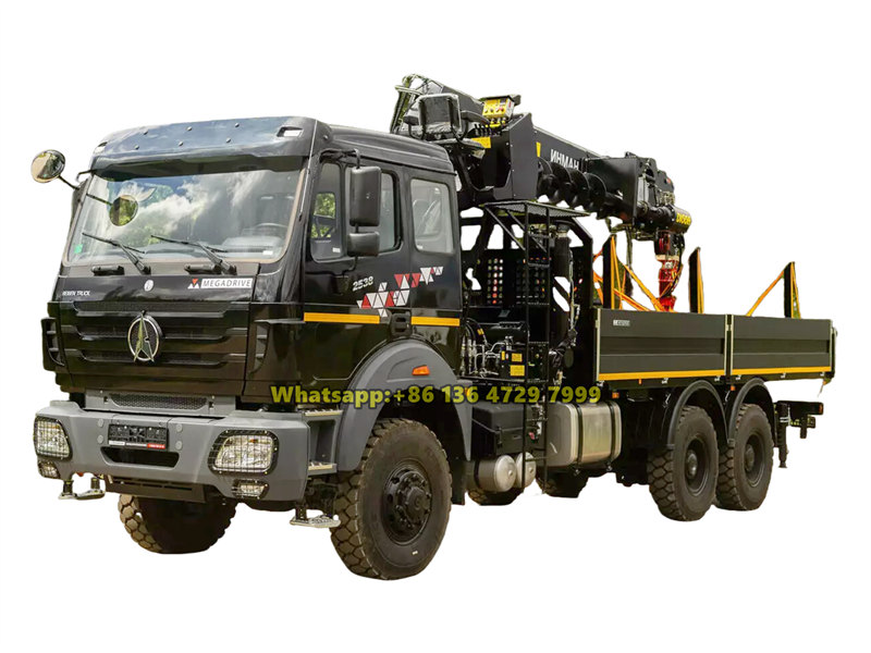 Beiben 6x6 telescopic boom truck