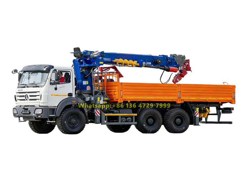 Beiben 6x6 boom crane truck