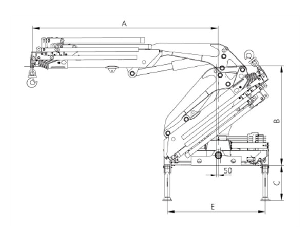 XCMG GSQZ330 crane dimensions