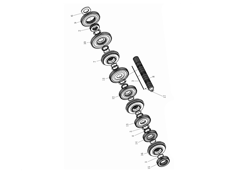 Main shaft assembly Main shaft assembly