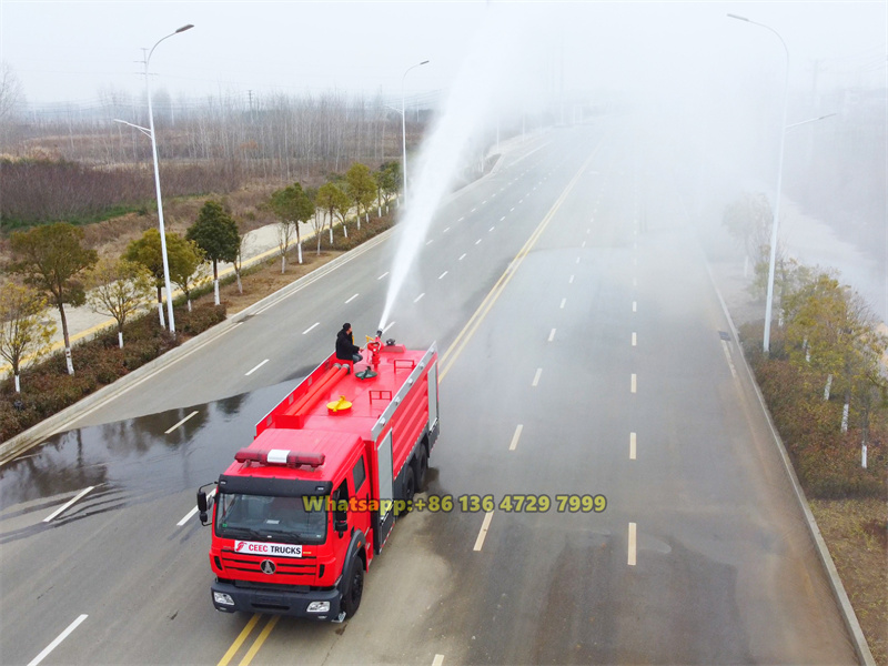 beiben foam fire truck price