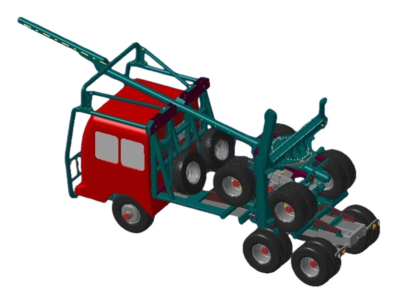 Beiben timber lorry drawing