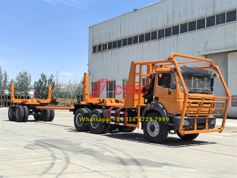 Beiben 6×6 RHD timber truck