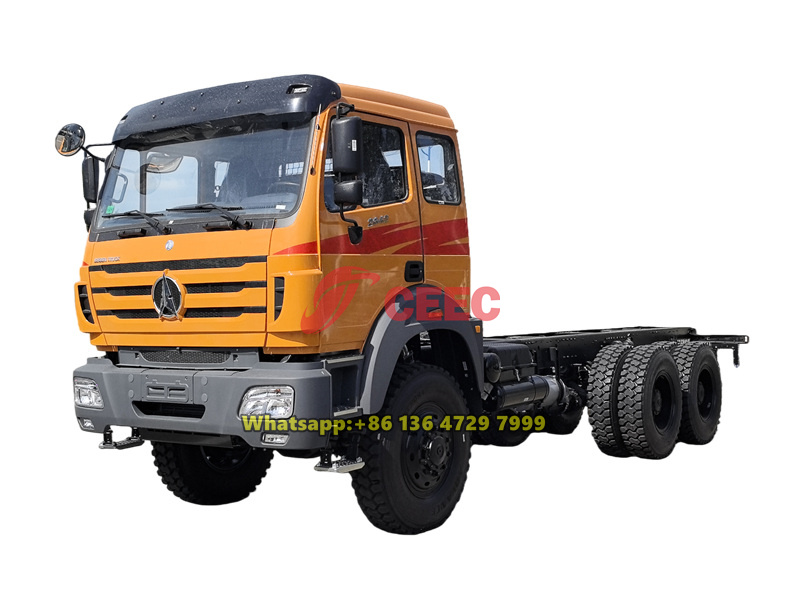 Beiben 6×6 off-road rigid chassis