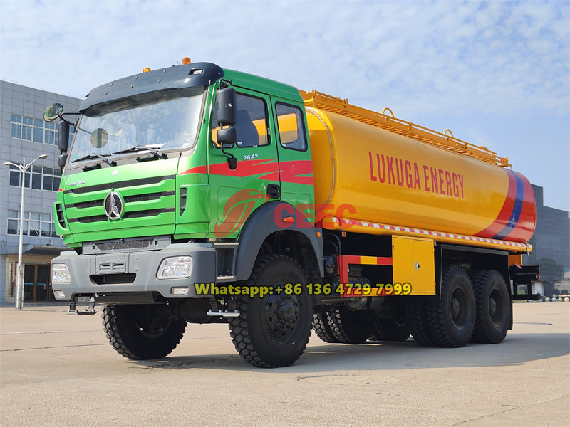 Beiben 6×6 fuel tank truck