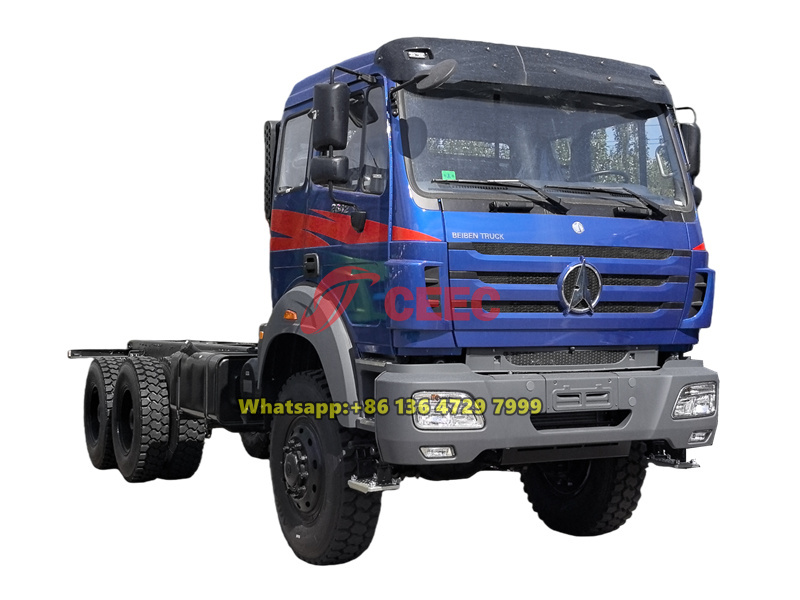 Beiben 6×6 420HP heavy chassis