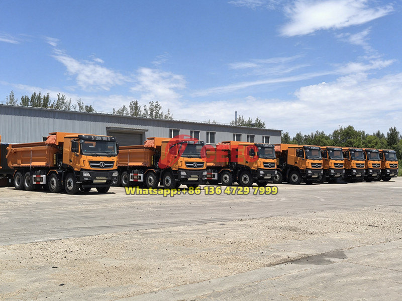 Beiben V3 500HP dump trucks with AMT transmission Beiben V3 500HP dump trucks with AMT transmission