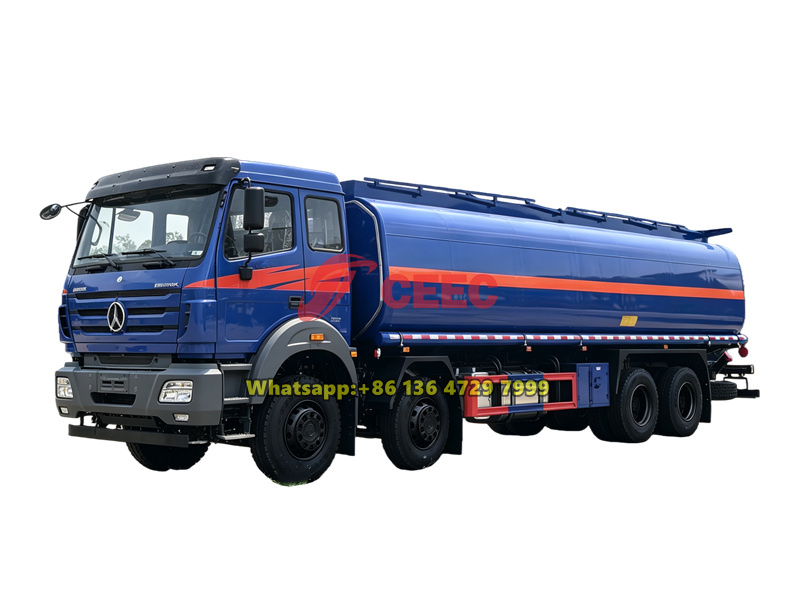 Beiben 8×4 28CBM refueling tank truck Beiben 8×4 28CBM refueling tank truck