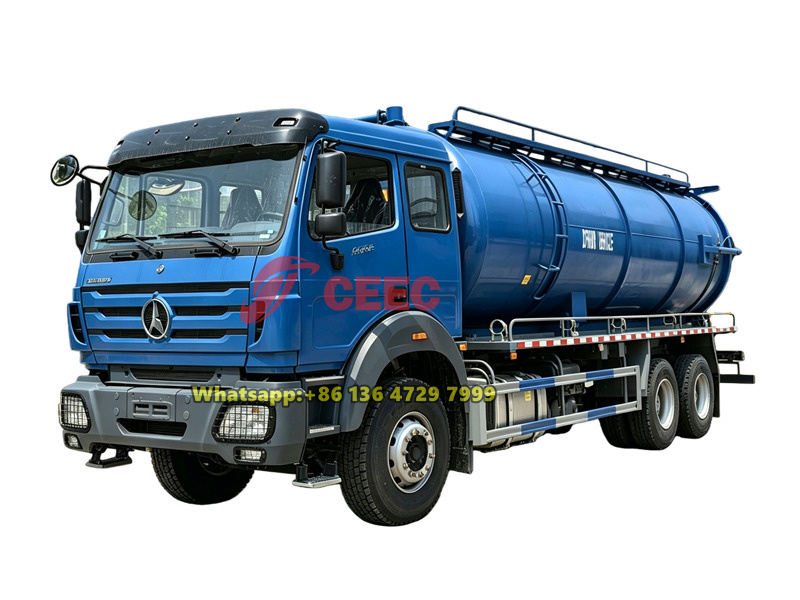 Beiben 6×4 vacuum tank truck Beiben 6×4 vacuum tank truck