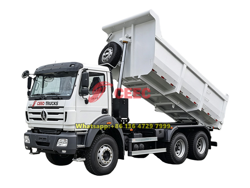 Beiben 6×4 U-shaped mining dump truck