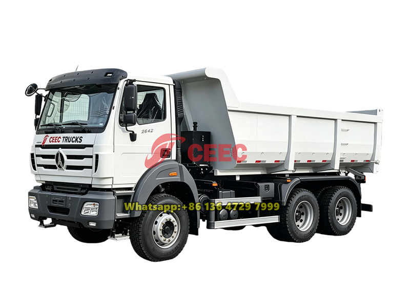 Beiben 6×4 heavy duty U-shaped dump truck