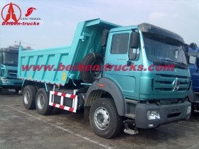 Camion de dumper durable Beiben NG80 Heavy Duty 6 x 4