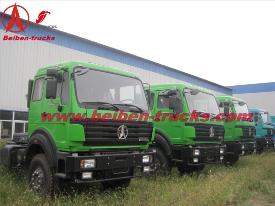 china manufacturer beiben 6*4 dump truck