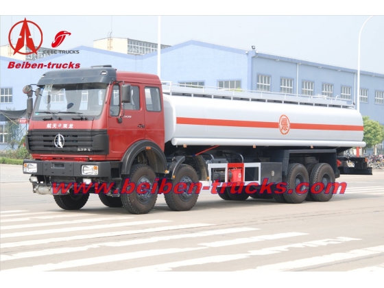 china north benz 8*4 fuel tanker truck price