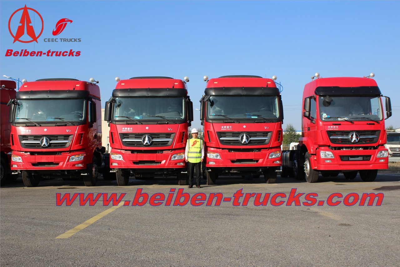Brand New BEIBEN V3 tractor truck 420h 6x4 heavy trailer tractor head prime mover low price hot sale