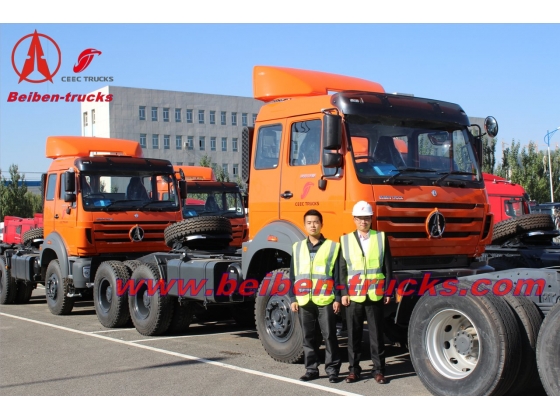 Beiben 10 wheels tractor truck 6x4 380hp tractor truck supplier
