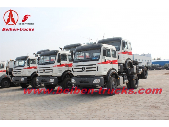 New BEIBEN North Benz NG80 4x2 290hp heavy trailer truck tractor head prime mover camion hot sale in Africa low price in stock