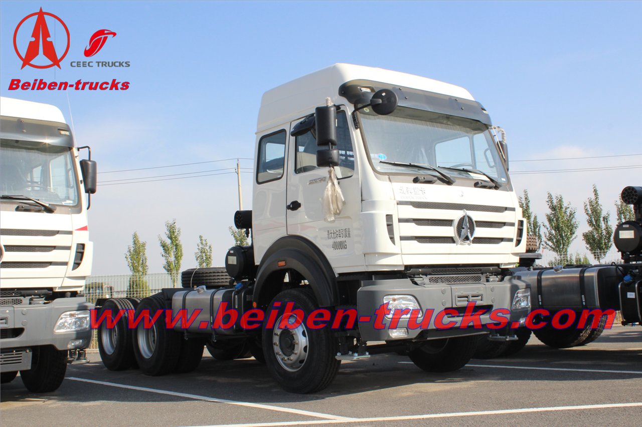 Beiben 480hp off road tractor truck/north benz for Africa
