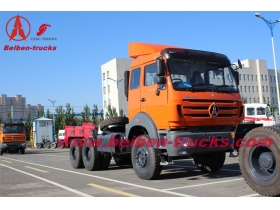 Vente chaude sur le prix bas Congo en stock nouveau BEIBEN Nord Benz NG80 340hp 4 x 2 tracteur tête motrice