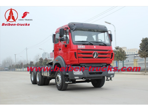 baotou Beiben power star 6x4 trucks tractor supplier