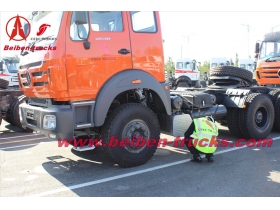 Hot sale Beiben 4x2 6 roues camion tracteur benz technology truck head  supplier
