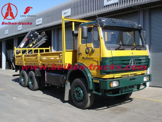 china Beiben 16 T knuckle boom crane truck  manufacturer