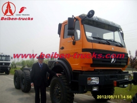 Chine meilleur prix Mercedes Benz NG80 tracteurs 6 x 4 camion-tracteur Beiben remorque 2538