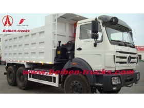 utilisé Beiben 6 x 4 camion benne 340hp lourd camion à benne basculante fabricant