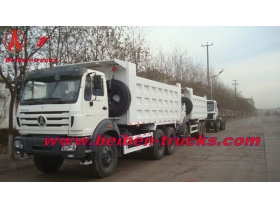 utilisé Benz technologie 15 tonnes benne basculante Beiben 6 x 4 benne camion