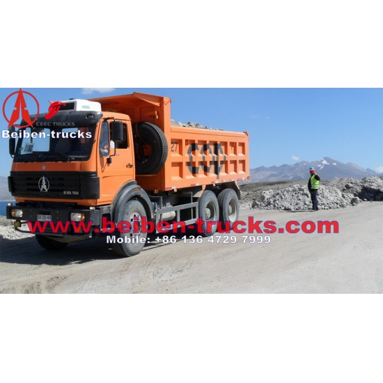china baotou beiben 10 wheeler dump truck 340 Hp engine