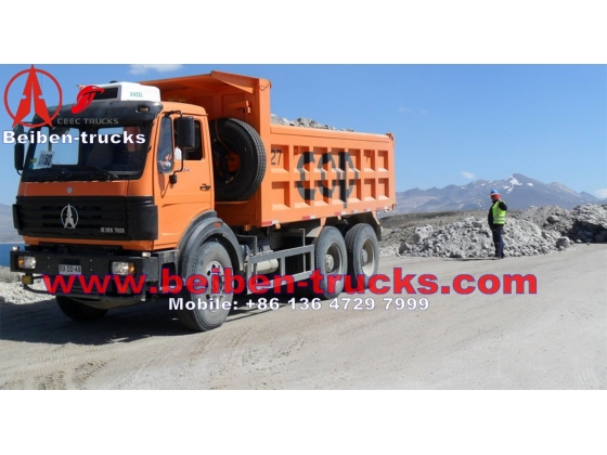 china baotou beiben 10 wheeler dump truck 340 Hp engine