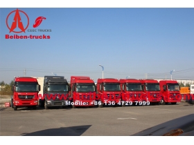 Chine du Nord BENZ BEIBEN 375 6 x 4 tracteur camion avec moteur WEICHAI rail commun de 3 Euro