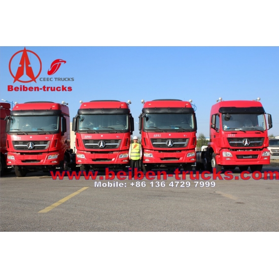 china Beiben 6x4 420hp Mercedes Benz Technology North Benz/Beiben tractor truck for africa customer