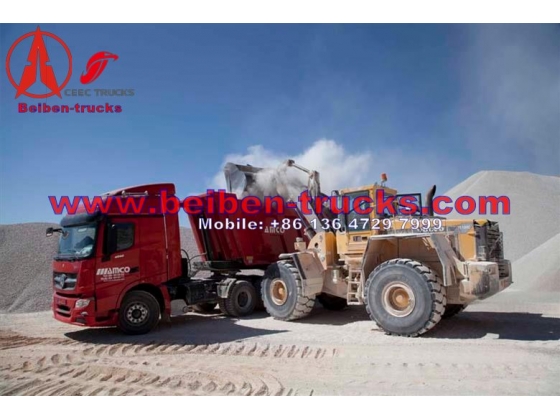 china supplier for Beiben V3 6x4 340hp Left Hand Driving Tractor Truck