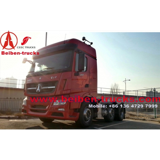 Beiben V3 Truck 420hp low price trailer tractor supplier for africa