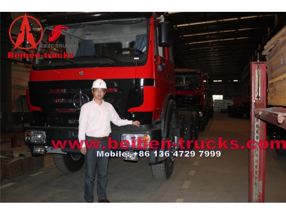 Mecedes Benz Technology Beiben Truck 6X4 Tractor Head LHD Drive 420hp ND4253B34J for Africa Market
