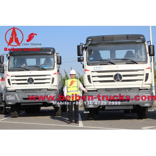 cheapest price Beiben tractor benz 6x6 truck for Congo