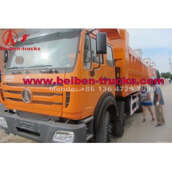 Dump truck dealer north benz 8x4 Beiben 50t chinese dump trucks  supplier