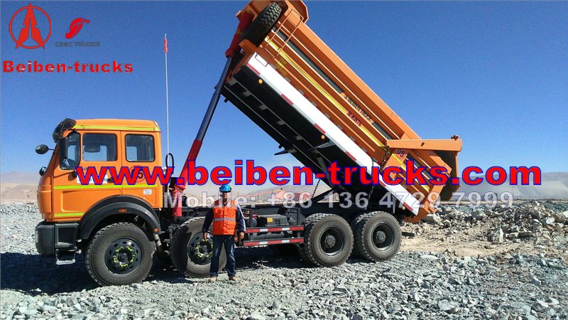 china Beiben NG80 8x4 380hp High Quality Dump Truck  manufacturer