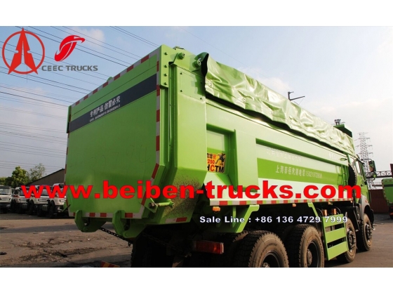 Beiben 12 wheeler 340 Hp dump truck price