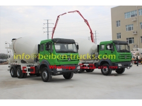 La Chine célèbre marque Beiben 8 mètres cubes bétonnière camion prix