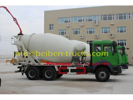 Good condition Beiben 336hp 6X4 concrete truck price